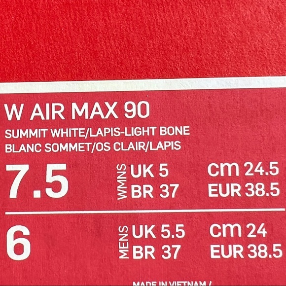 NWT Nike Air Max 90 Women’s Shoes - Picture 11 of 11